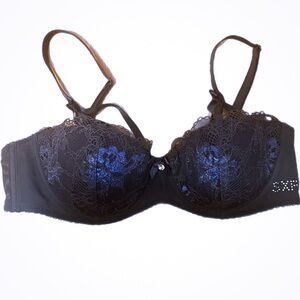Savage X Fenty Iridescent Caged Lace Bra